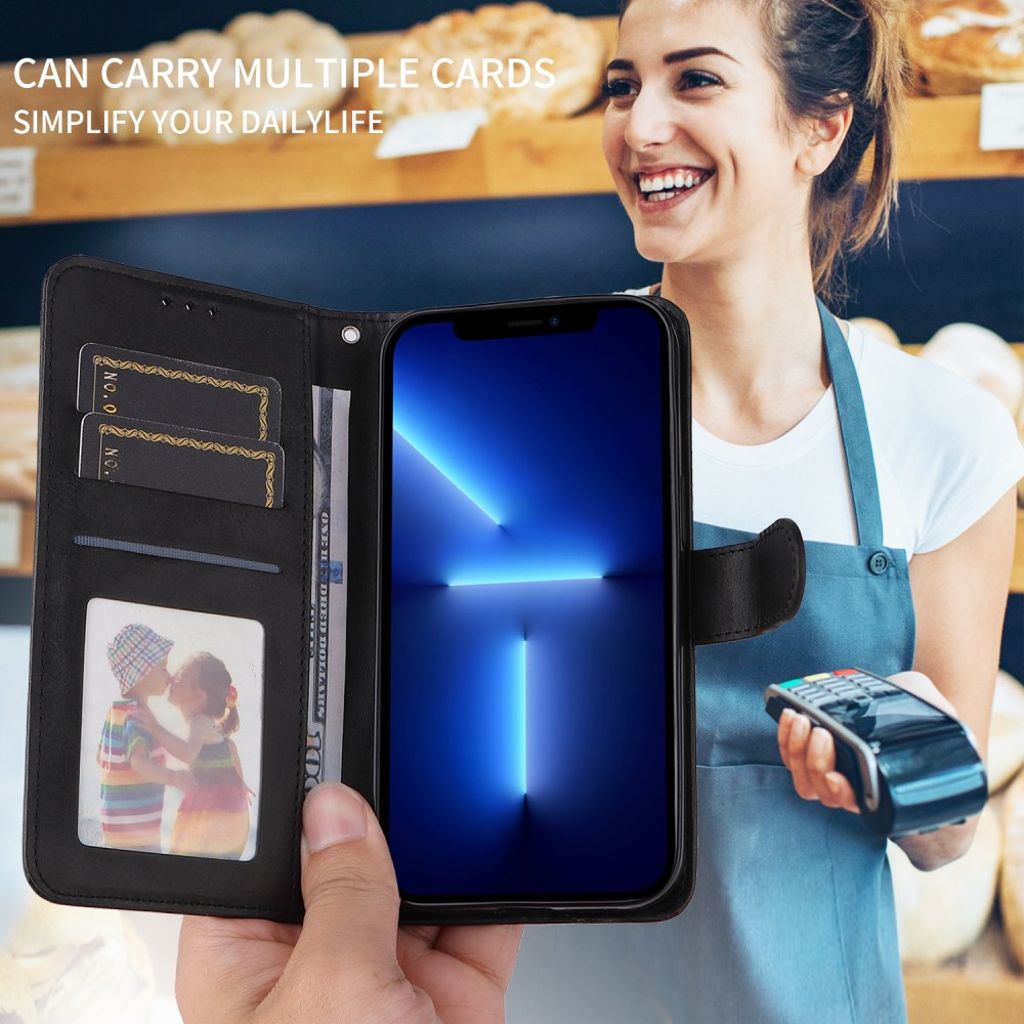 Xiaomi 17 Etui med Kortholder Sort