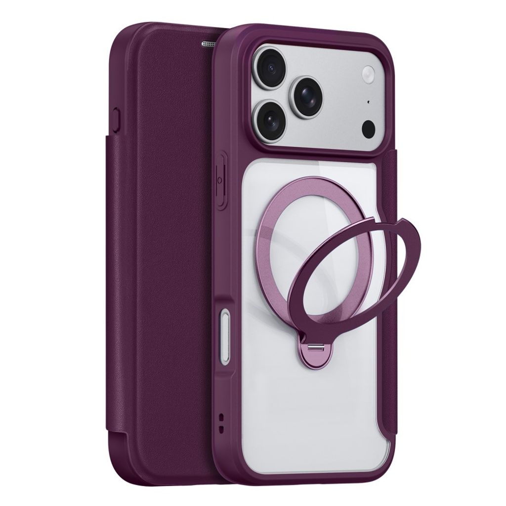 Dux Ducis iPhone 17 Pro Max/18 Pro Max Etui Skin X Pro Series Kickstand MagSafe Rød