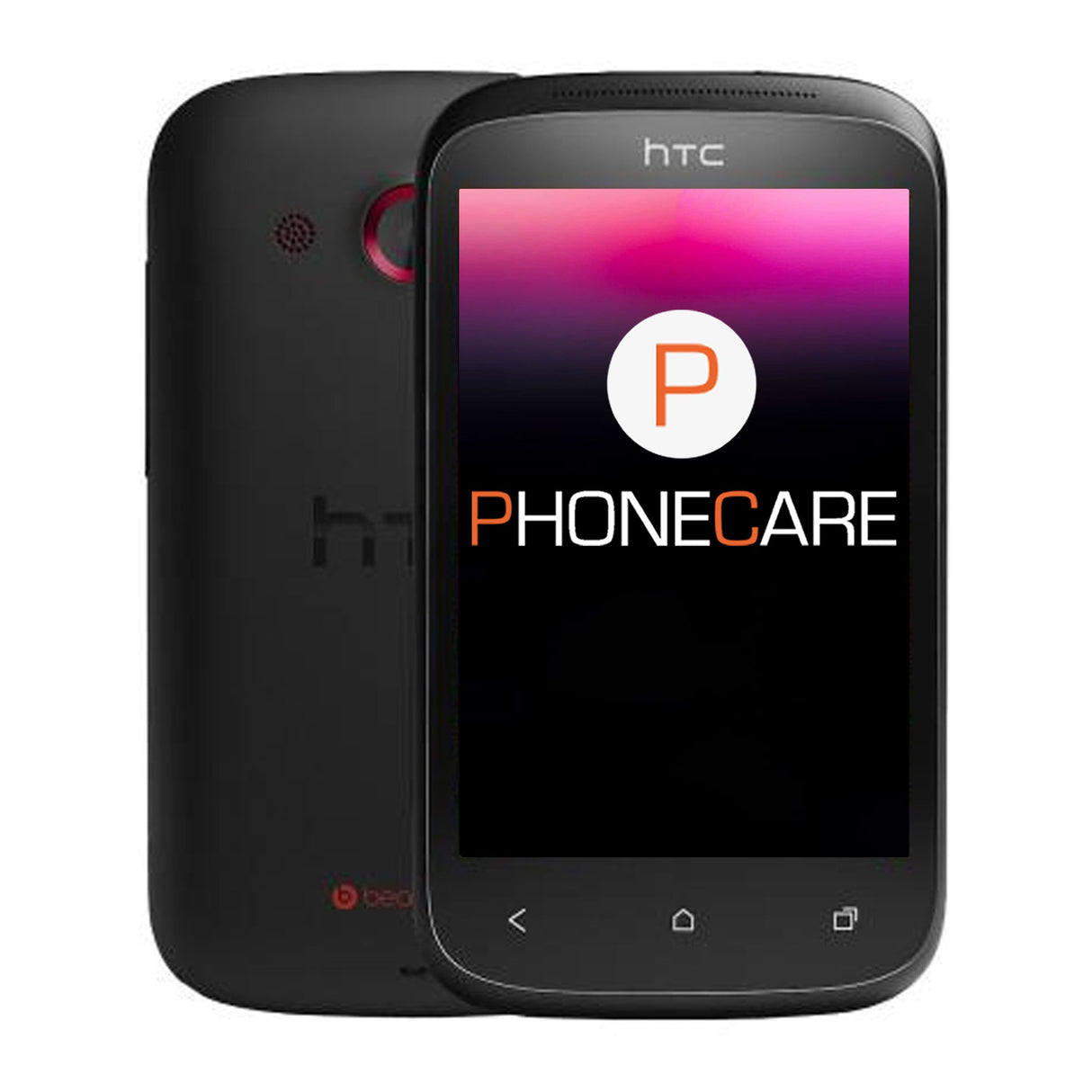 Brugt HTC Desire C 4GB Sort – Brugt stand
