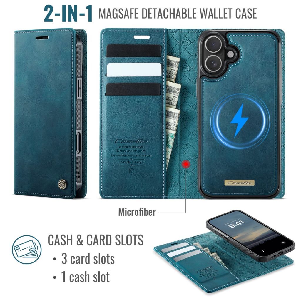 CaseMe iPhone 17 Etui C49 Series Grøn