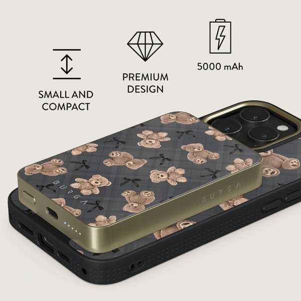Burga Powerbank MagSafe 5000 mAh BFF Guld