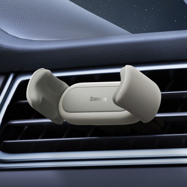 Baseus Bilholder Steel Cannon 2 Air Outlet Car Mount Beige