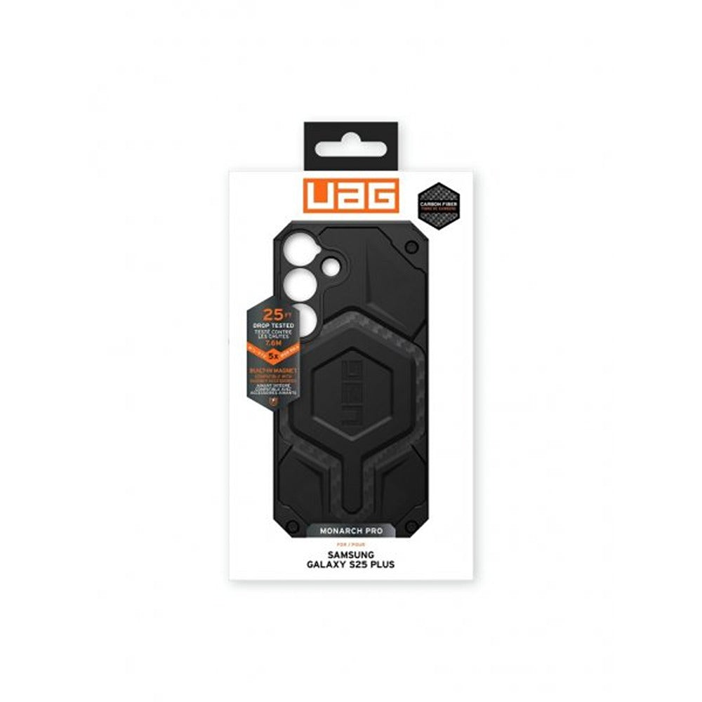 Urban Armor Gear (UAG) Samsung Galaxy S25 Plus Cover Monarch Pro MagSafe Carbon Fiber