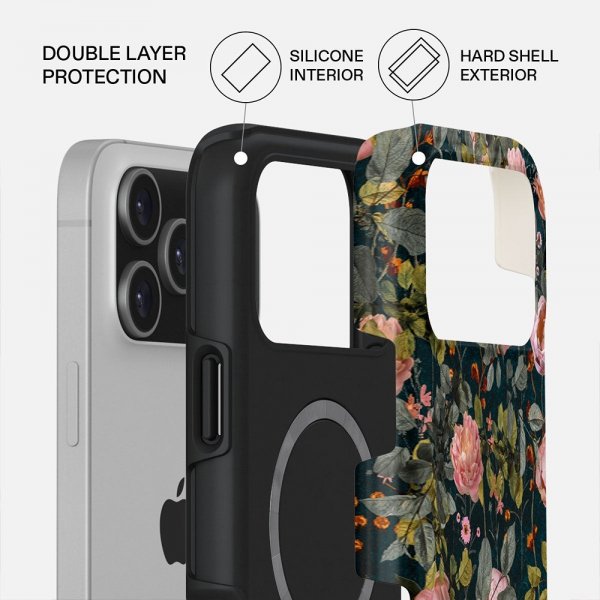 Burga iPhone 17 Pro Max Cover Tough MagSafe Bloomy Garden