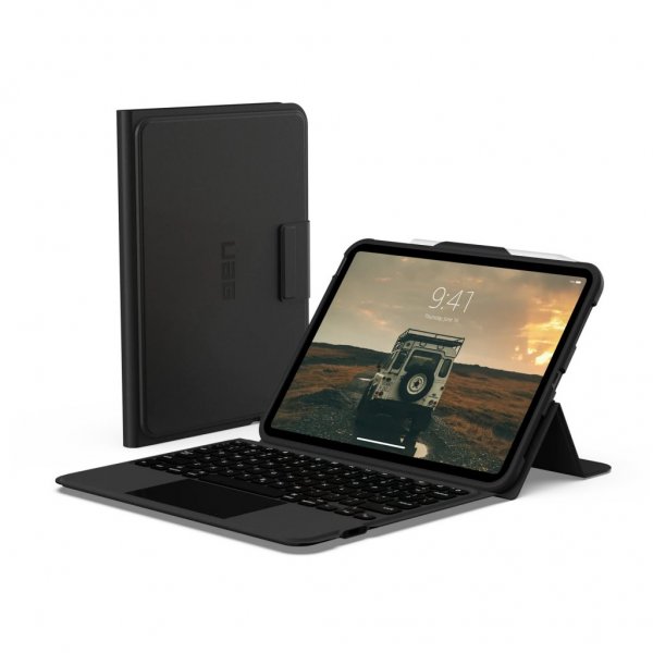 Urban Armor Gear (UAG) iPad 10.9 (gen 10)/iPad 11 (A16) Etui med Tastatur Nordisk Sort