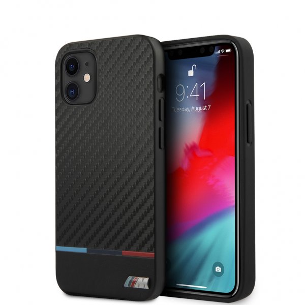 BMW iPhone 12 Mini Cover Tricolore Sort