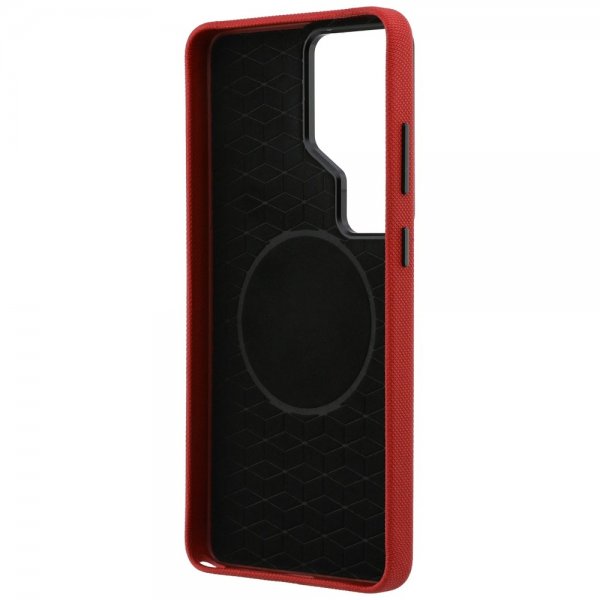 BMW Samsung Galaxy S26 Ultra Cover Struktureret MagSafe Rød