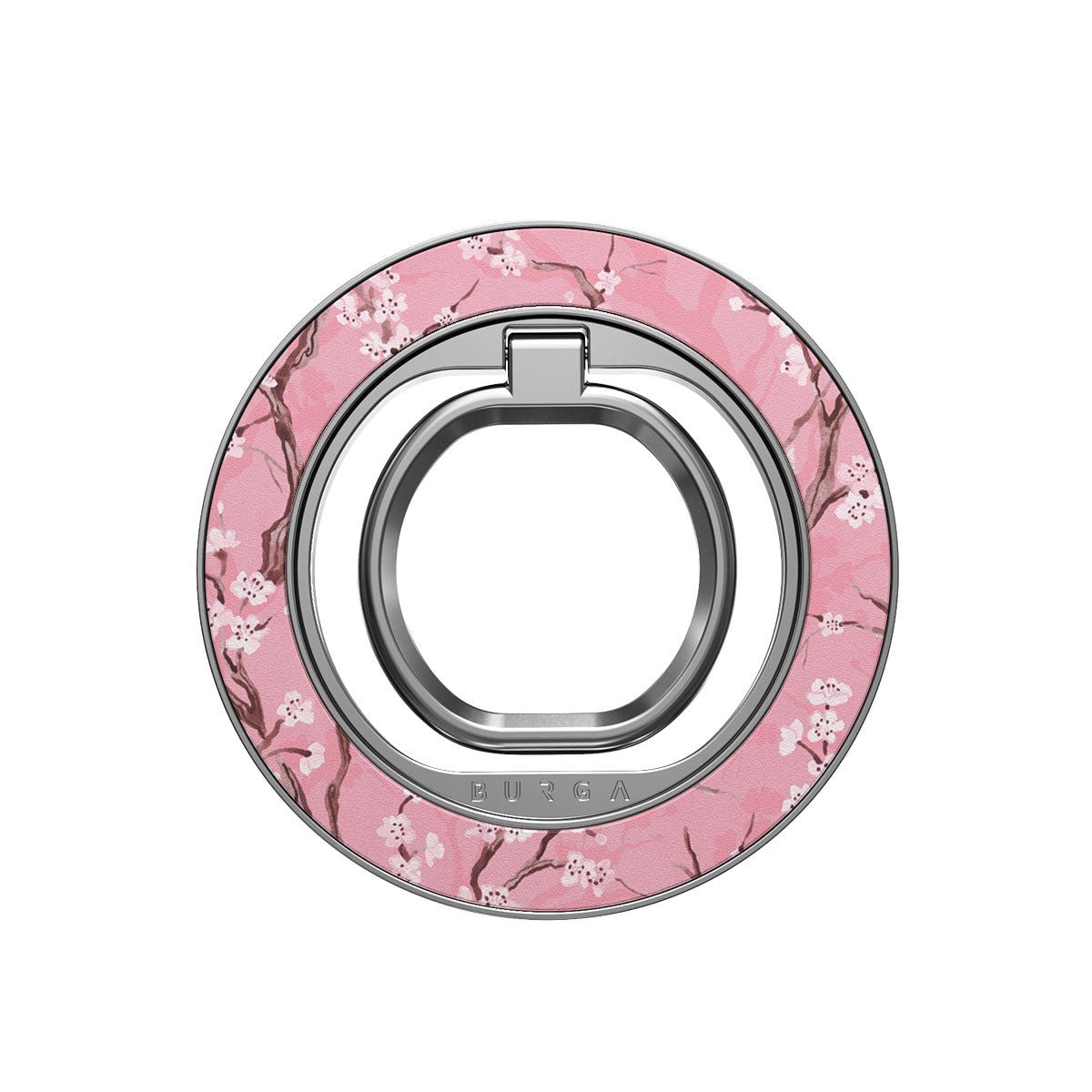 Burga Holder Mobilring MagSafe Sakura Sølv