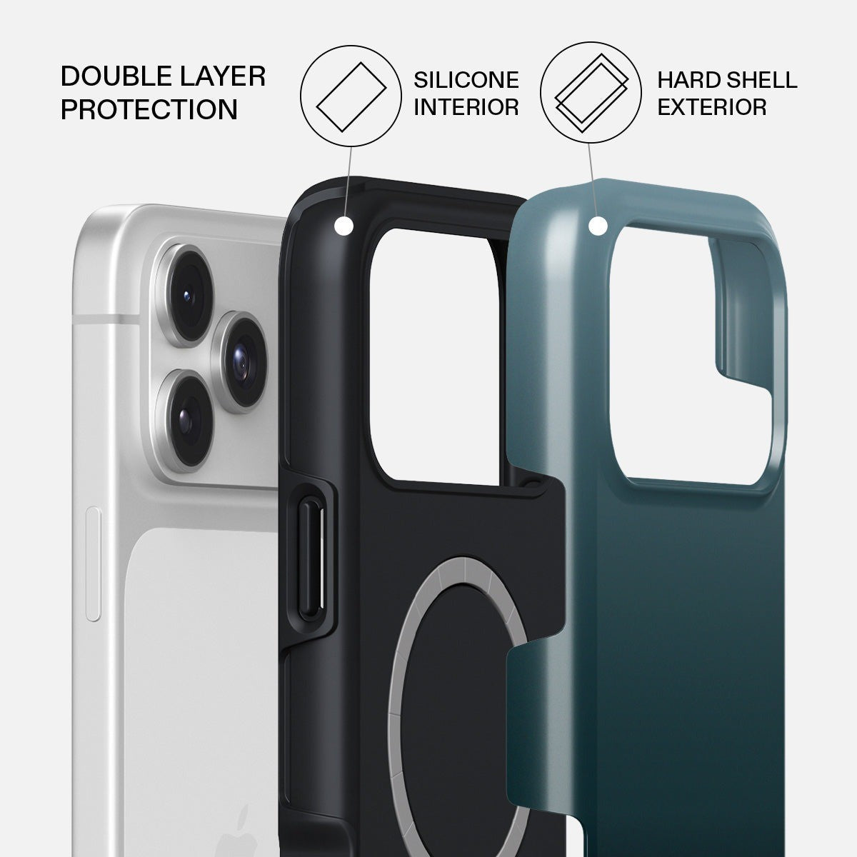 Burga iPhone 17 Pro Cover Tough MagSafe Black Hole