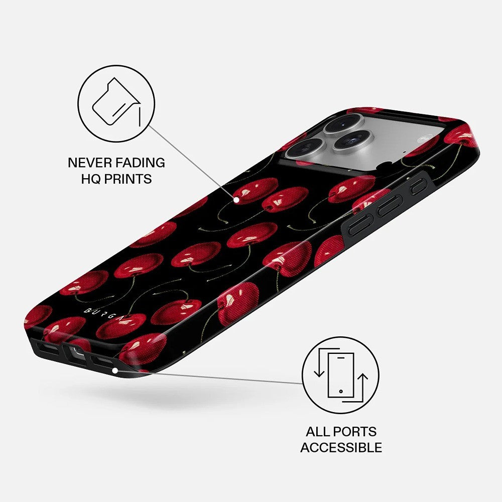 Burga iPhone 18 Pro Max Cover Tough MagSafe Cherrybomb