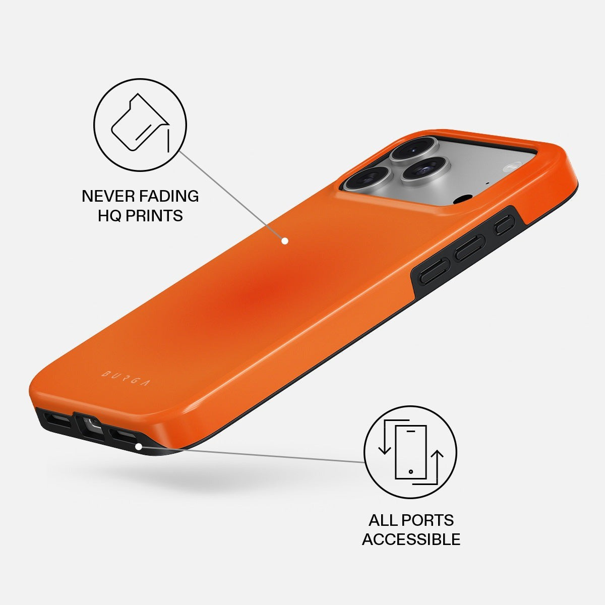 Burga iPhone 18 Pro Max Cover Tough MagSafe Flare