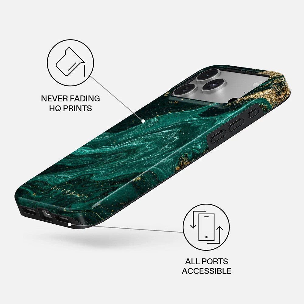 Burga iPhone 18 Pro Cover Tough MagSafe Emerald Pool