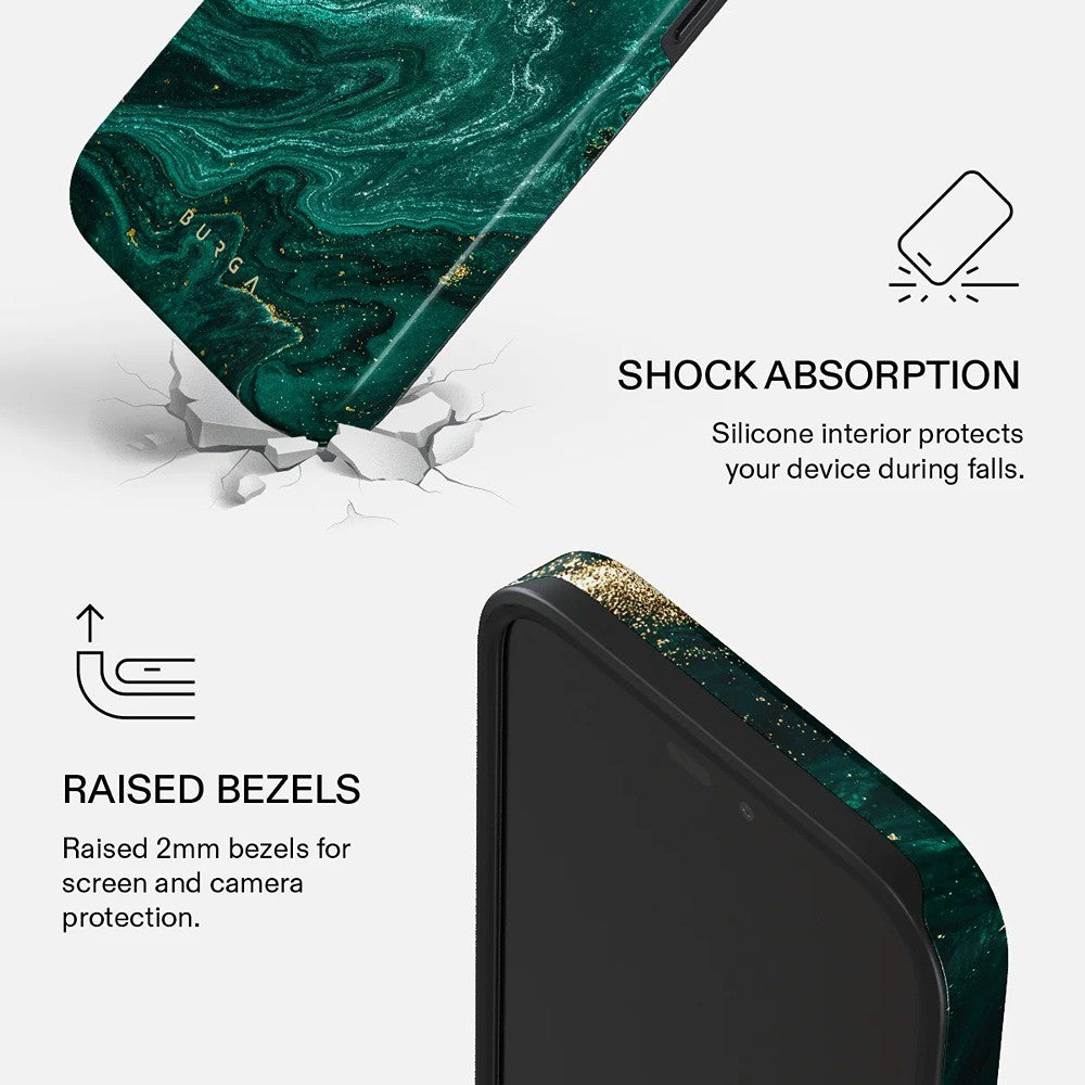 Burga iPhone 18 Pro Cover Tough MagSafe Emerald Pool