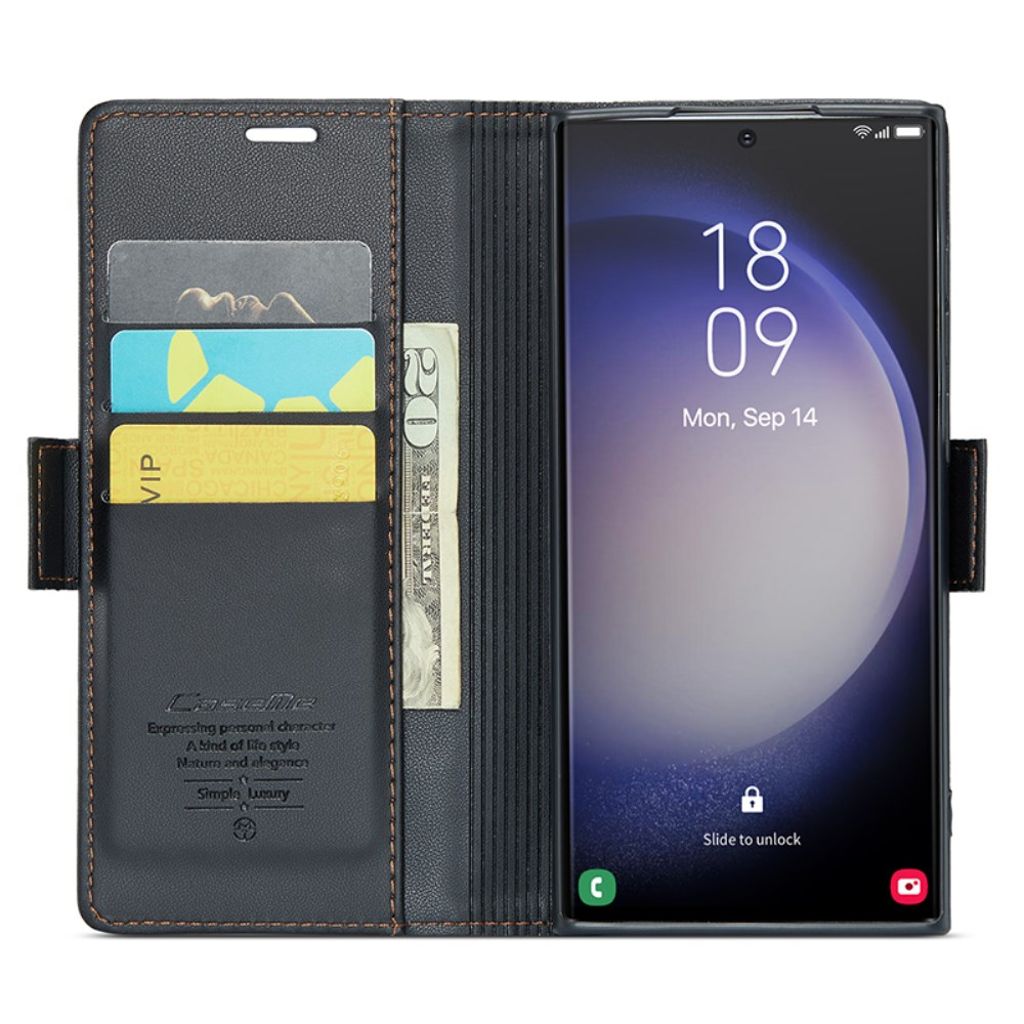 CaseMe Samsung Galaxy S24 Ultra Etui 023 Series Sort