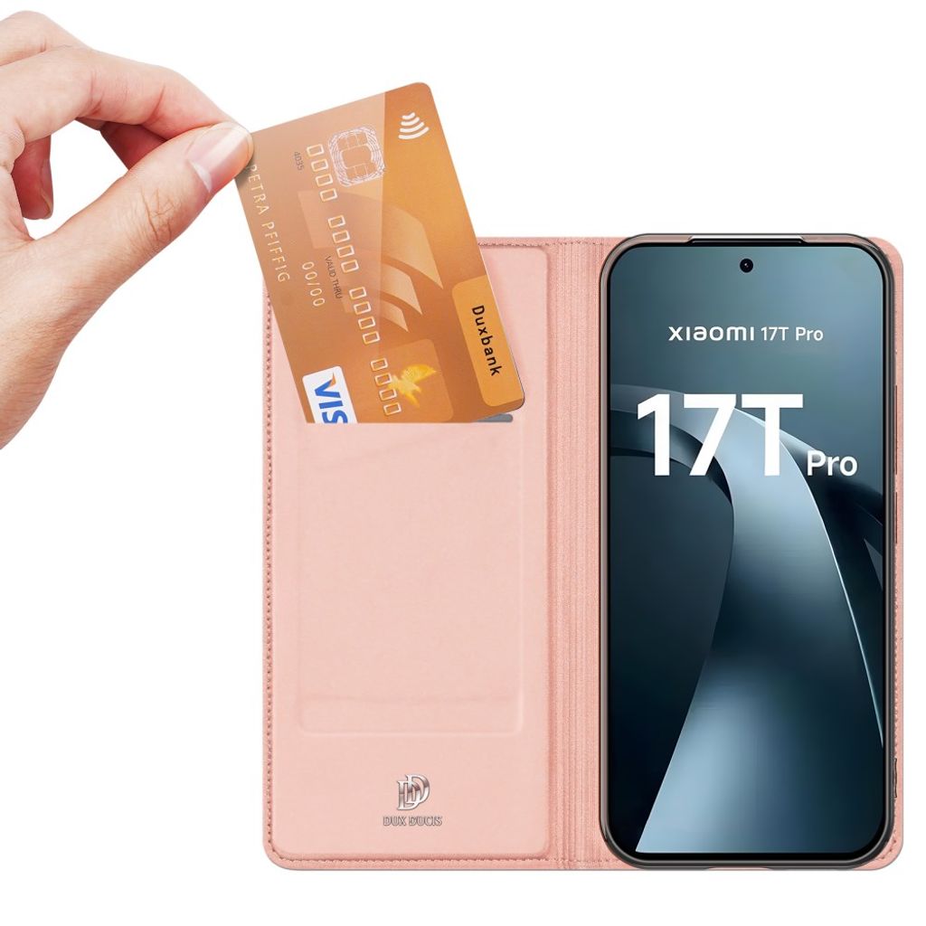 Dux Ducis Xiaomi 17T Pro Etui Skin Pro Series Lyserød