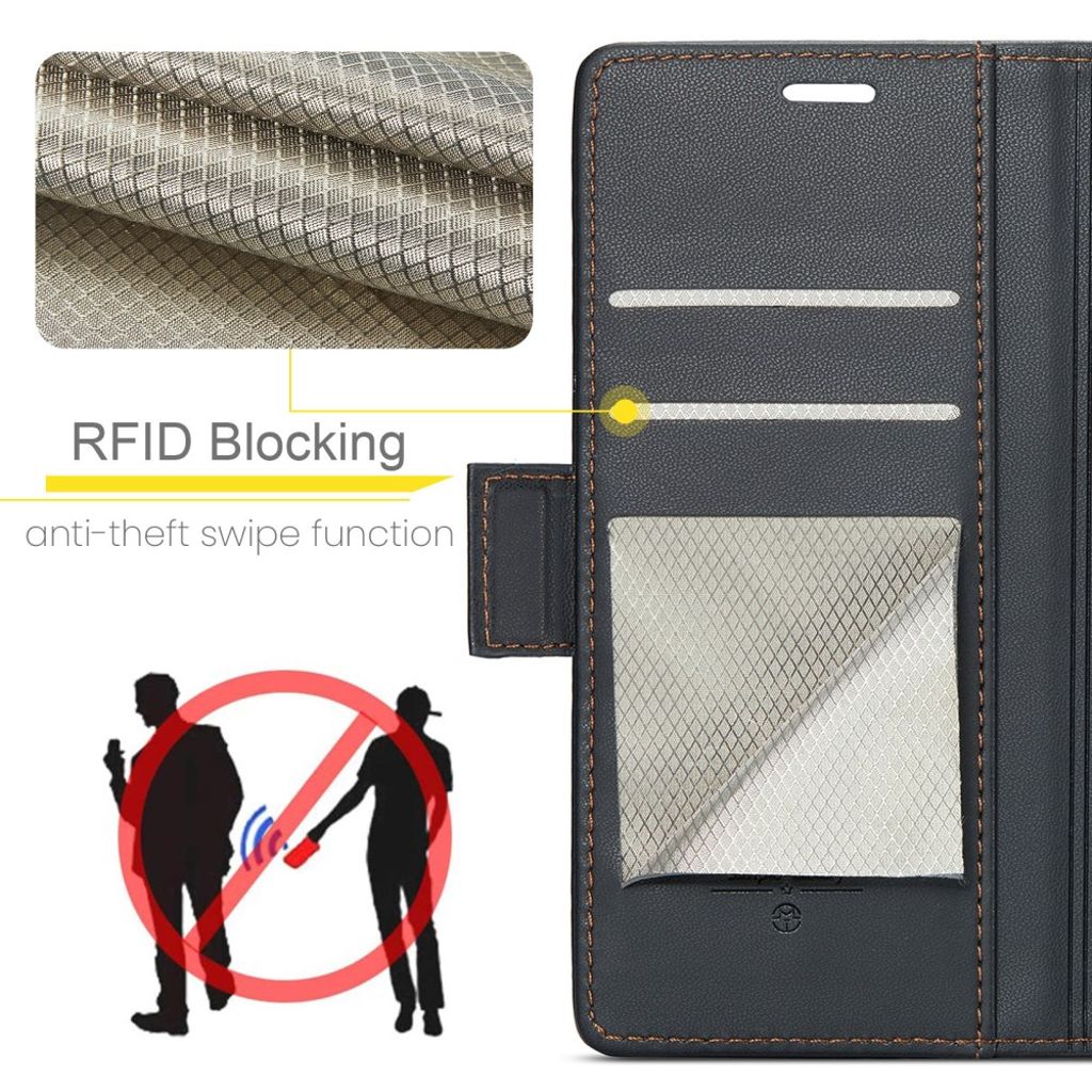 CaseMe Samsung Galaxy S24 Ultra Etui 023 Series Sort