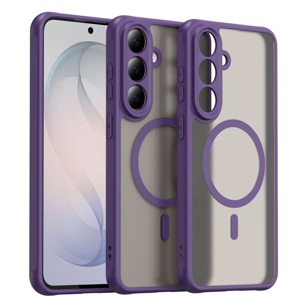 Samsung Galaxy S26 FE Cover Frostad MagSafe Lilla