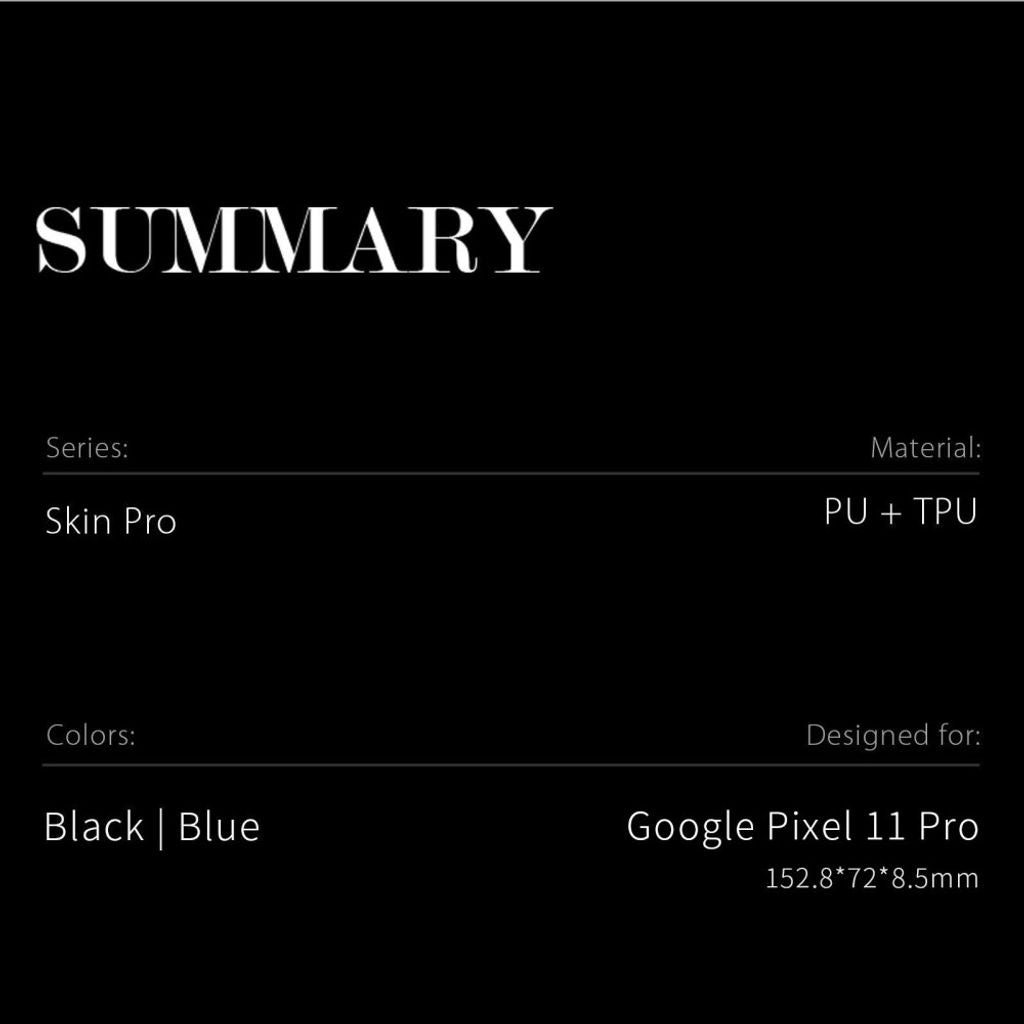 Dux Ducis Google Pixel 11 Pro Etui Skin Pro Series Sort