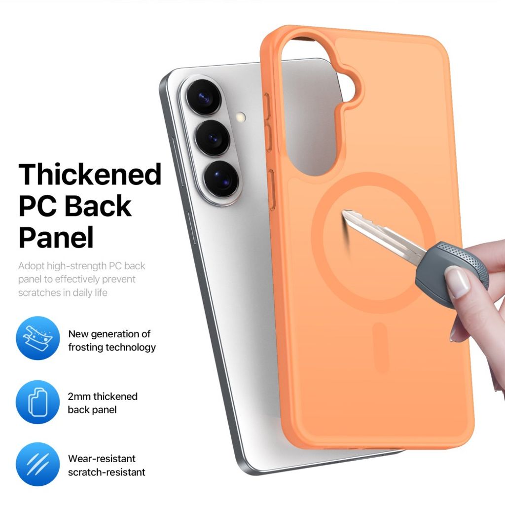 Dux Ducis Samsung Galaxy S26 Plus Cover Yind Series MagSafe Orange