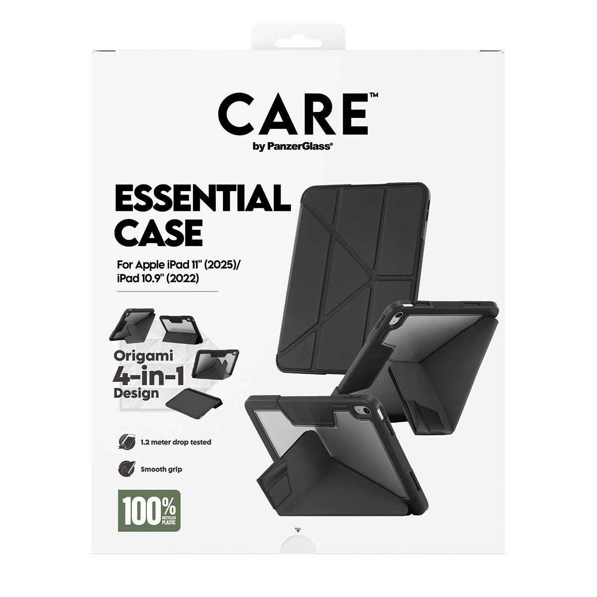 CARE by PanzerGlass iPad 10.9 (gen 10)/iPad 11 (A16) Etui Essential Case Sort