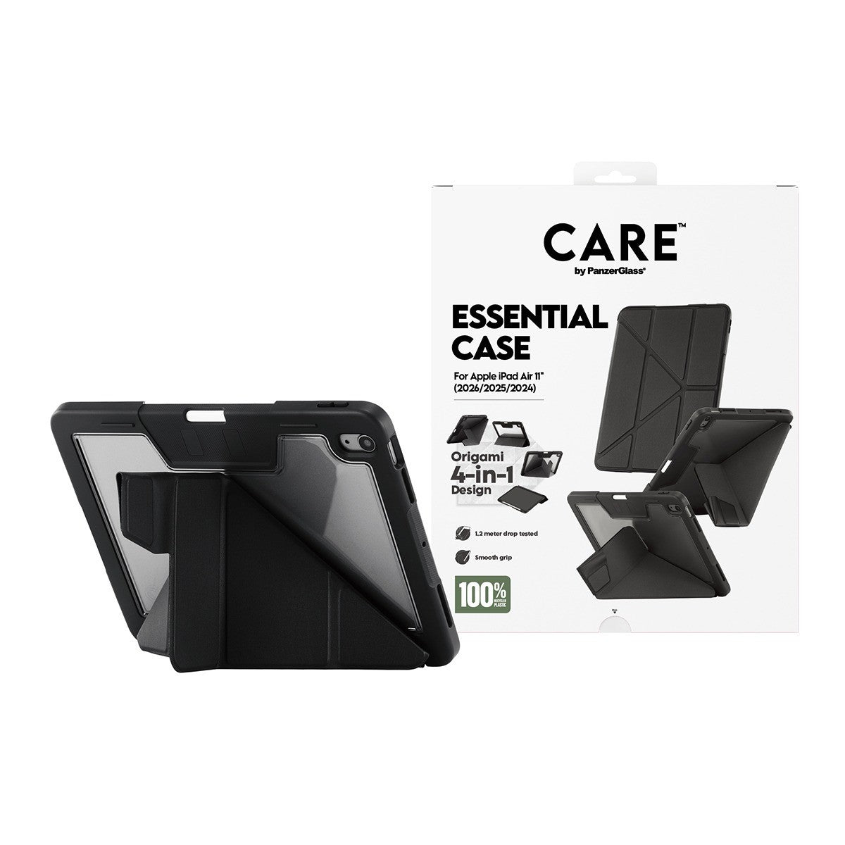 CARE by PanzerGlass iPad Air 11 (M2/M3/M4) Etui Essential Case Sort