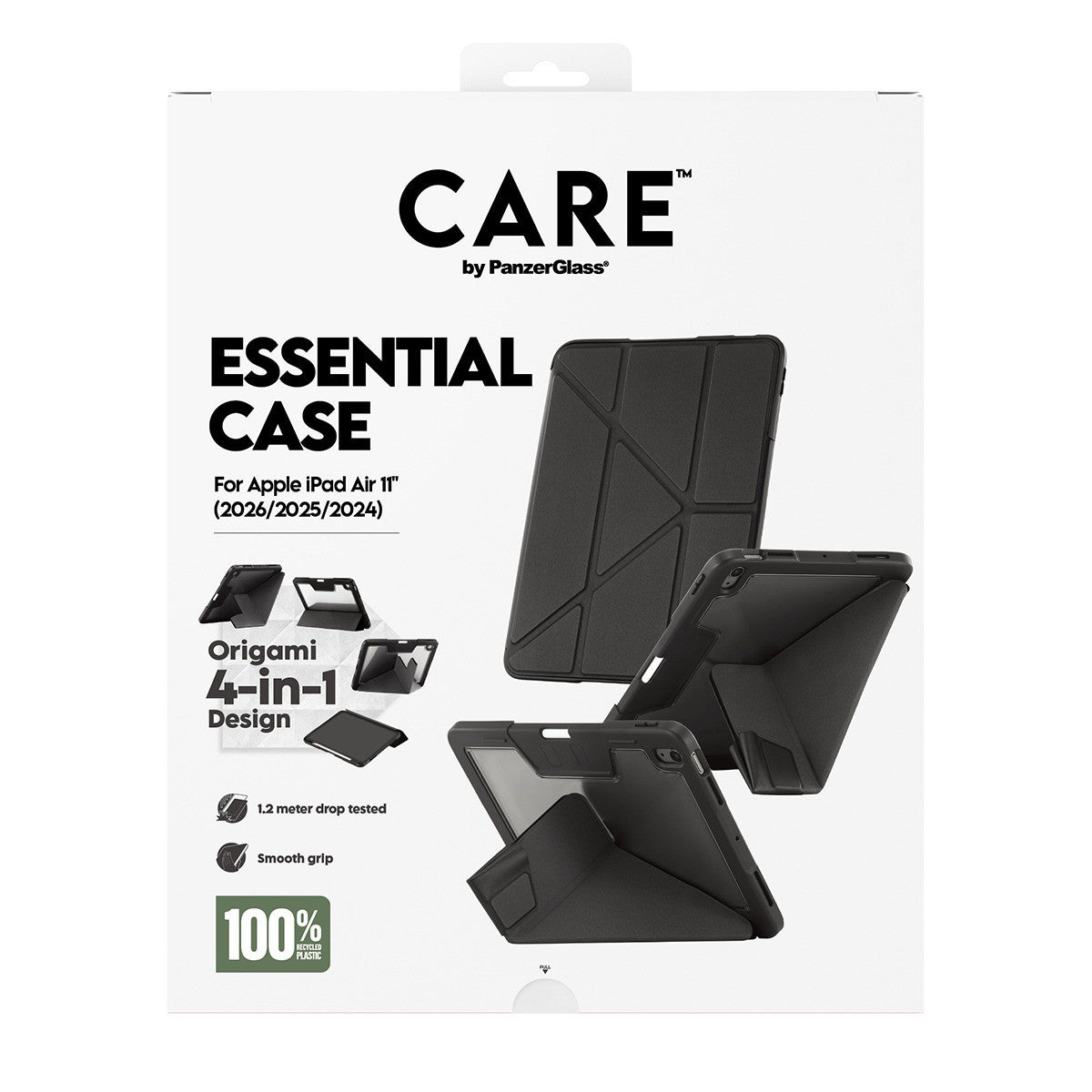 CARE by PanzerGlass iPad Air 11 (M2/M3/M4) Etui Essential Case Sort
