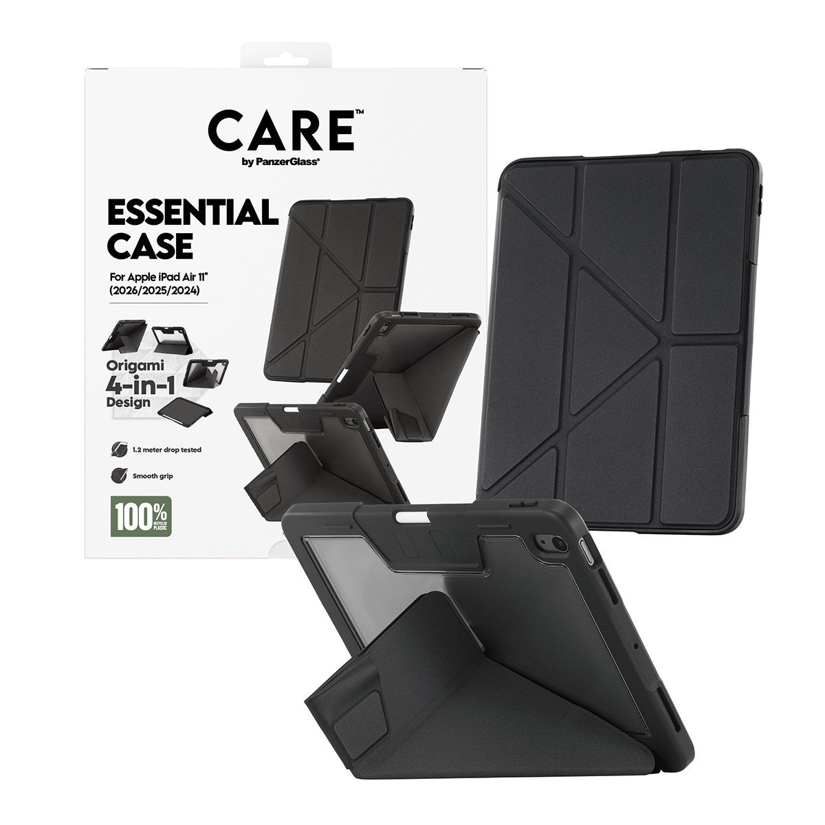 CARE by PanzerGlass iPad Air 11 (M2/M3/M4) Etui Essential Case Sort