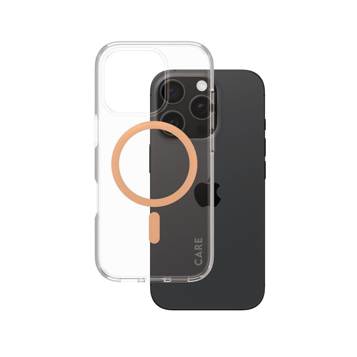 CARE by PanzerGlass iPhone 16 Pro Cover Urban Combat MagSafe Peachy