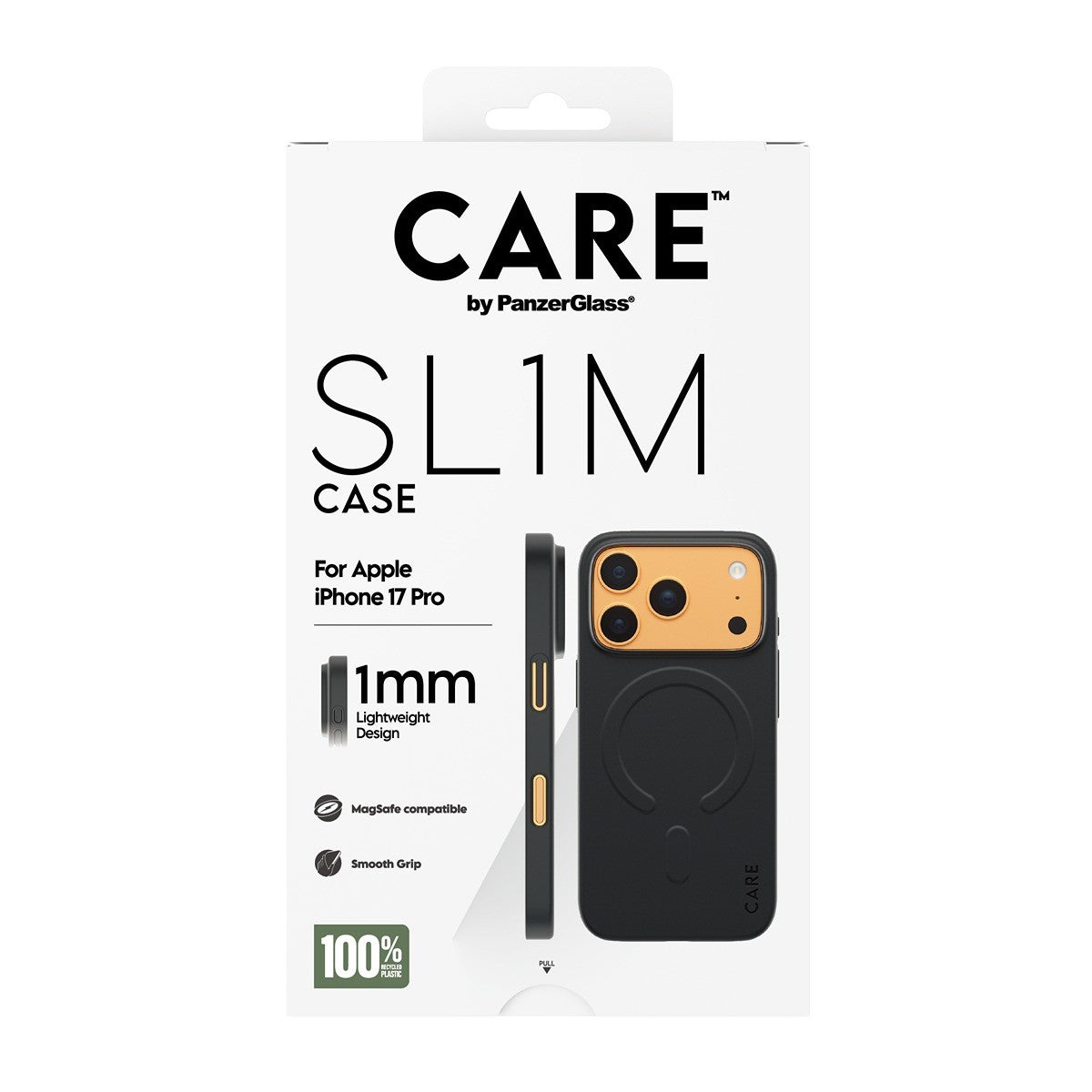 CARE by PanzerGlass iPhone 17 Pro Cover SL1M MagSafe Sort