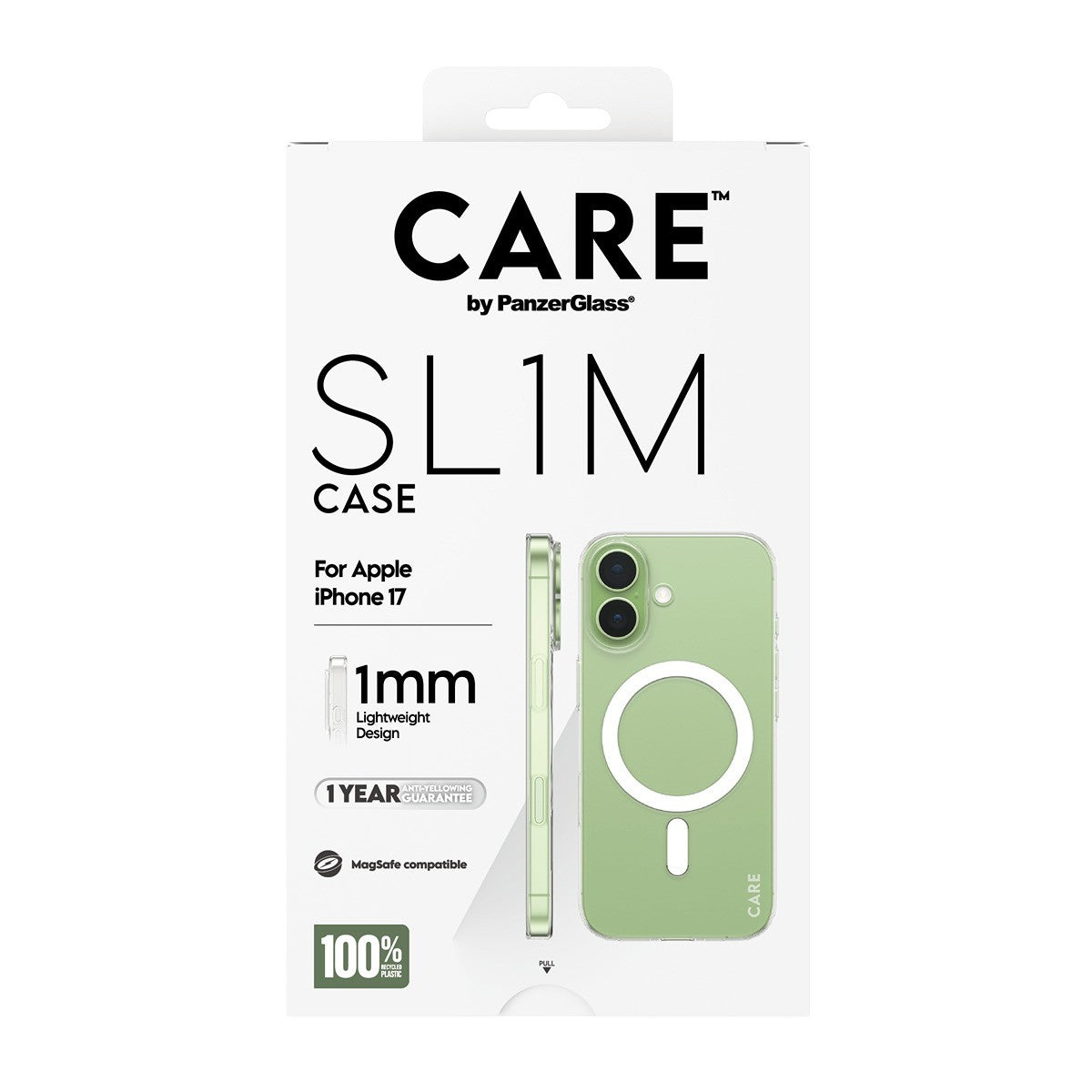 CARE by PanzerGlass iPhone 17 Cover SL1M MagSafe Klar