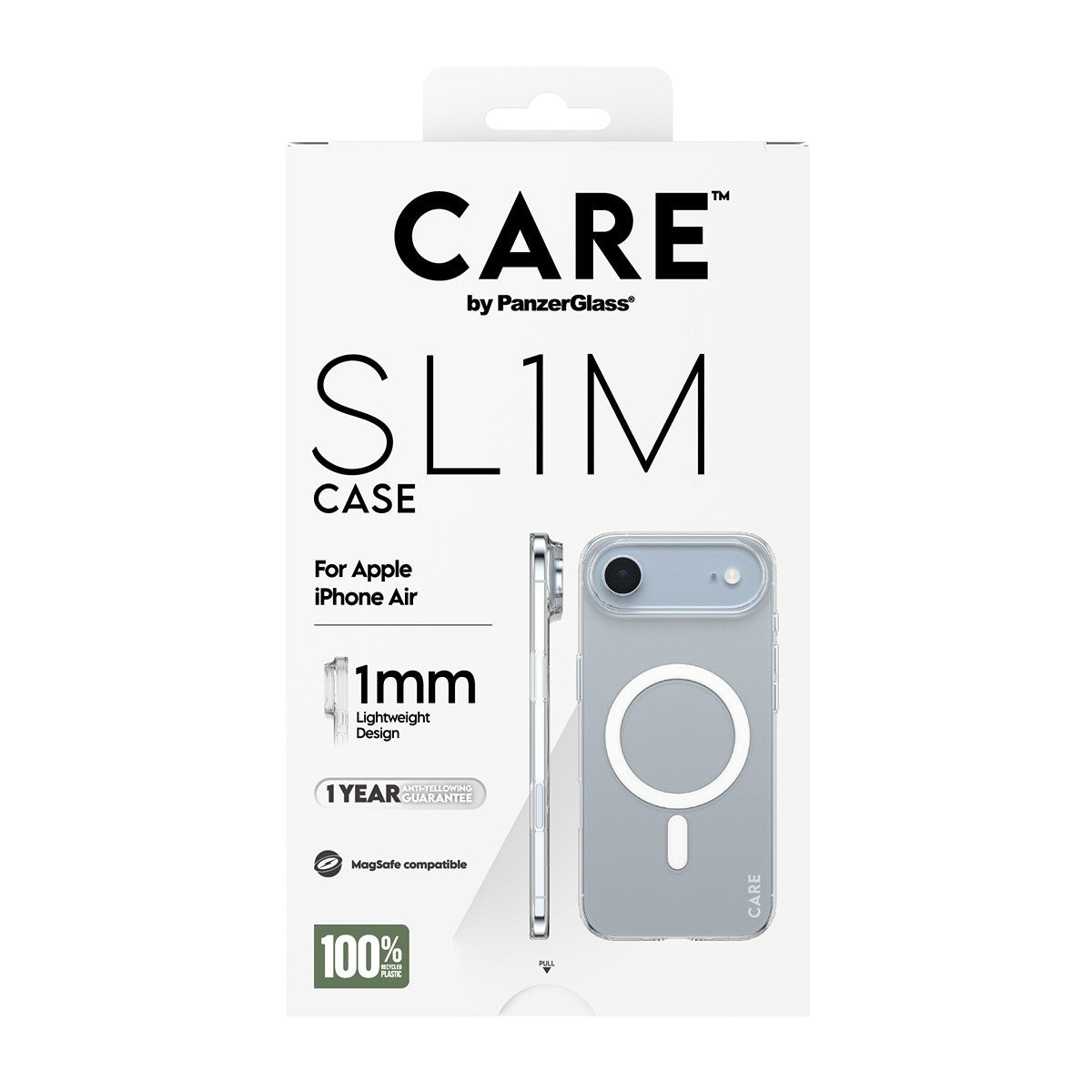 CARE by PanzerGlass iPhone Air Cover SL1M MagSafe Klar