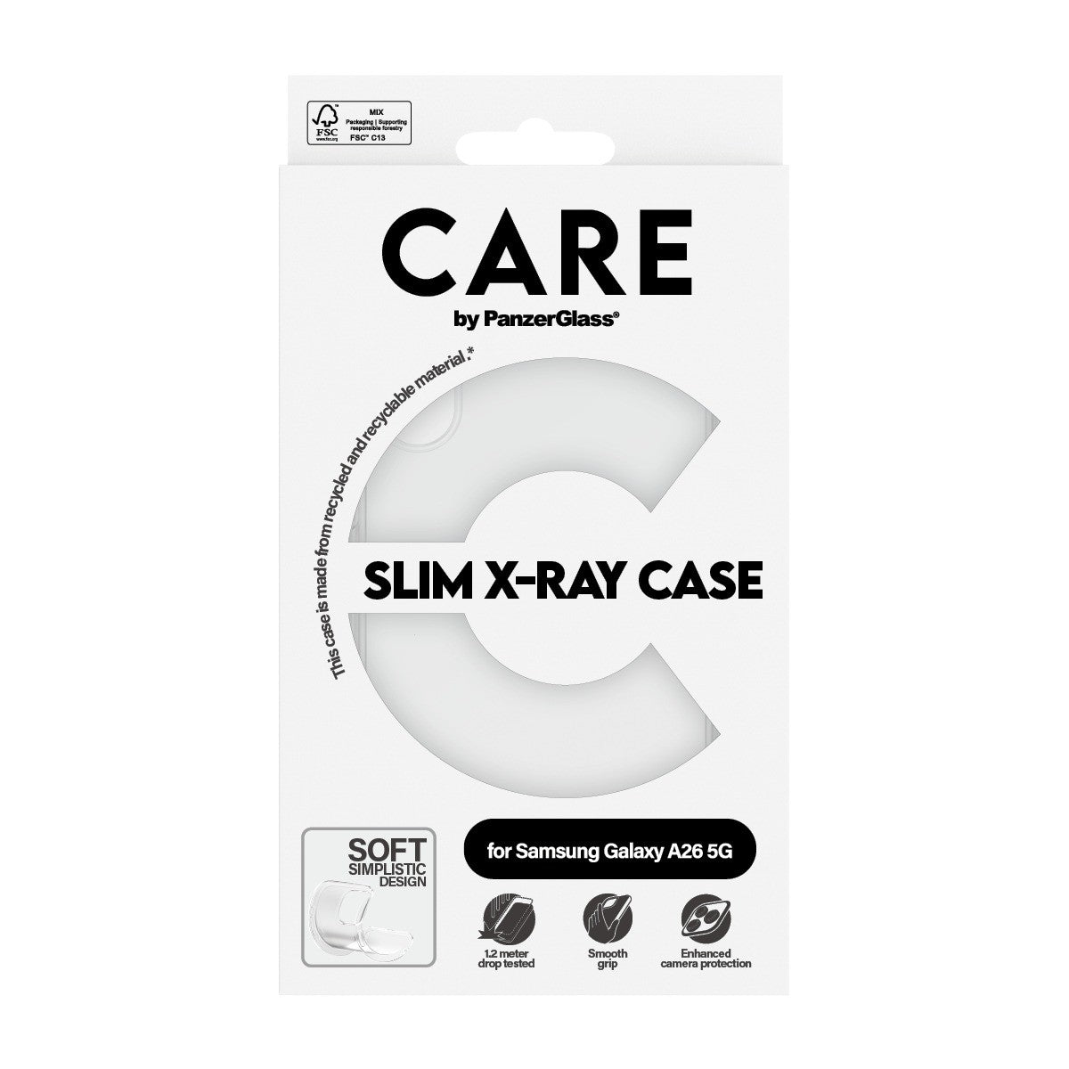CARE by PanzerGlass Samsung Galaxy A26 Cover X-Ray Klar