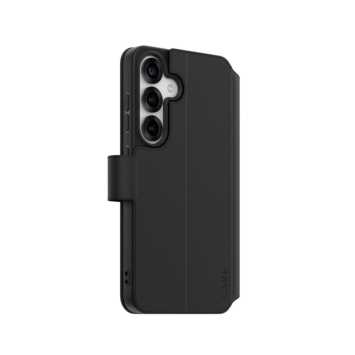 CARE by PanzerGlass Samsung Galaxy S25 Etui Wallet Kickstand Sort