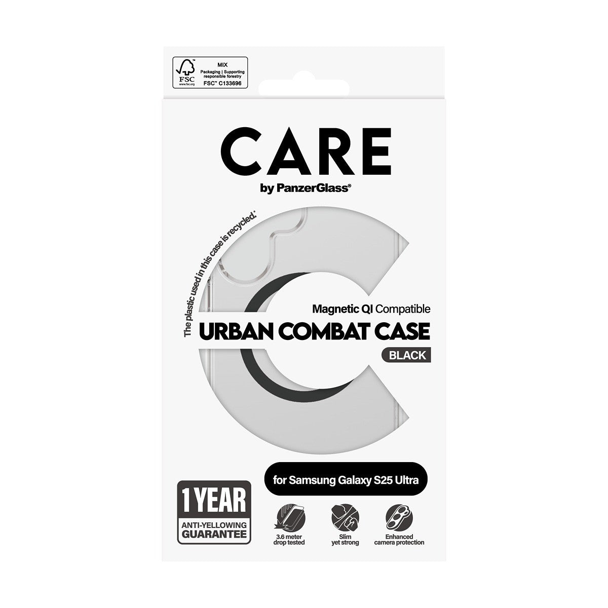 CARE by PanzerGlass Samsung Galaxy S25 Ultra Cover Urban Combat MagSafe Sort