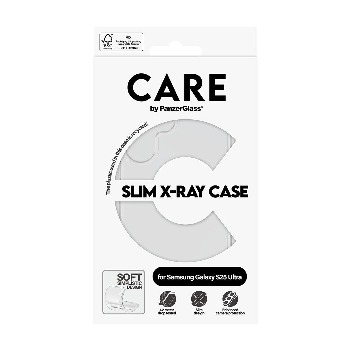 CARE by PanzerGlass Samsung Galaxy S25 Ultra Cover X-Ray Klar