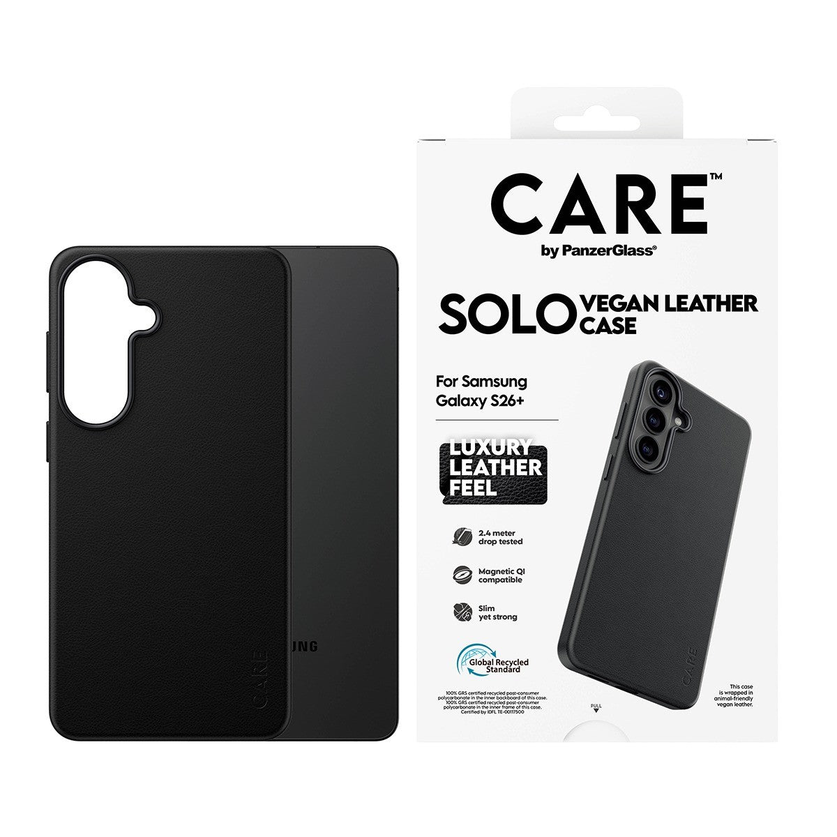 CARE by PanzerGlass Samsung Galaxy S26 Plus Cover Solo MagSafe Sort
