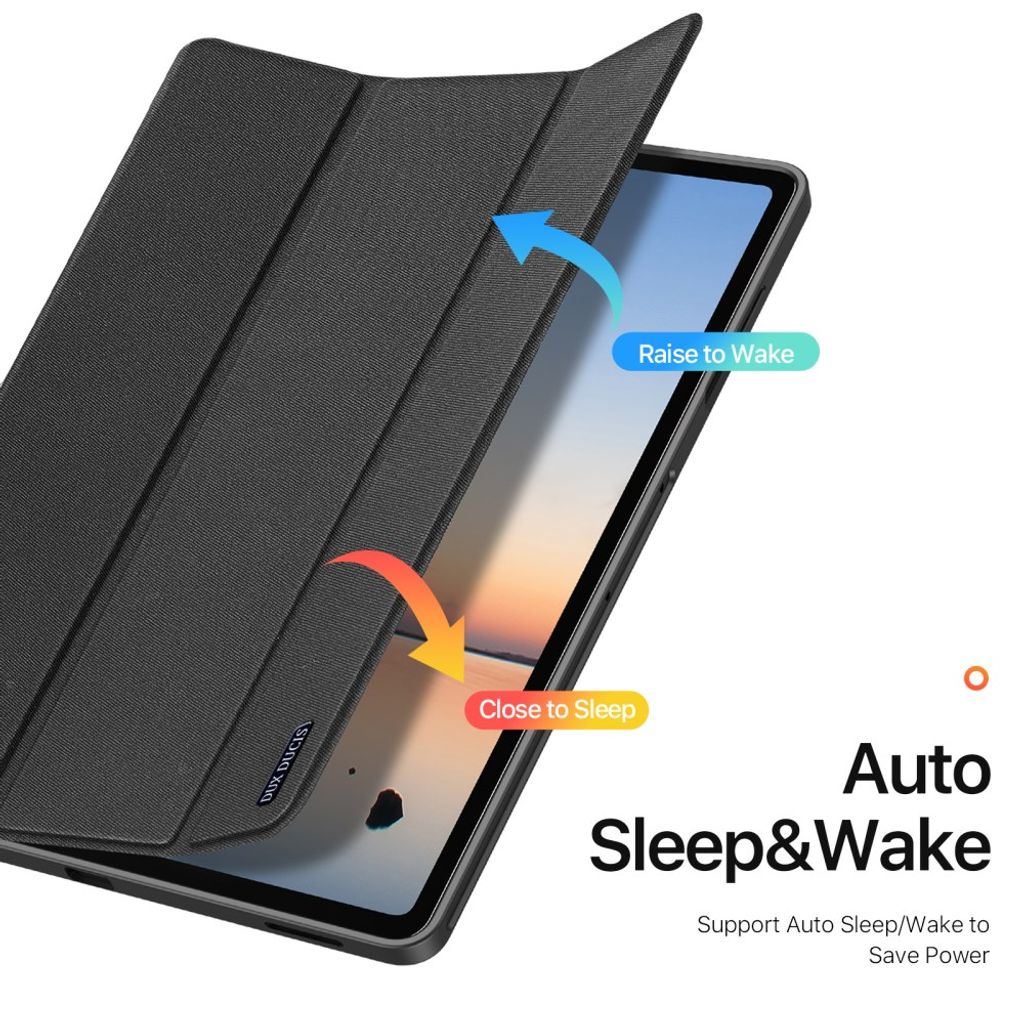 Dux Ducis Samsung Galaxy Tab S12 Plus Etui DOMO Series Sort