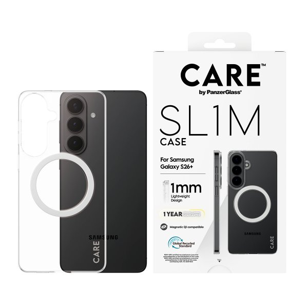 CARE by PanzerGlass Samsung Galaxy S26 Plus Cover SL1M Transparent