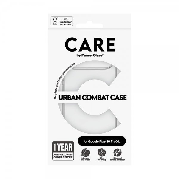 CARE by PanzerGlass Google Pixel 10 Pro XL Cover Urban Combat Transparent