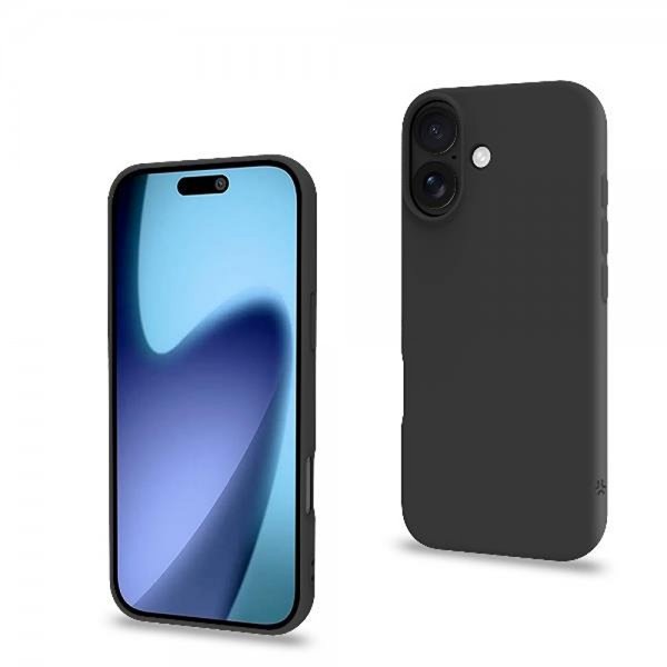 Celly iPhone 17 Cover CROMO Sort