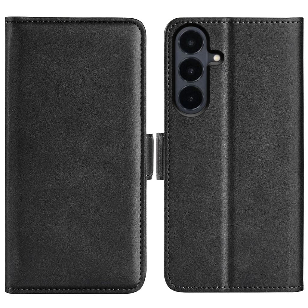 Samsung Galaxy S26 FE Etui Lædertekstur Sort