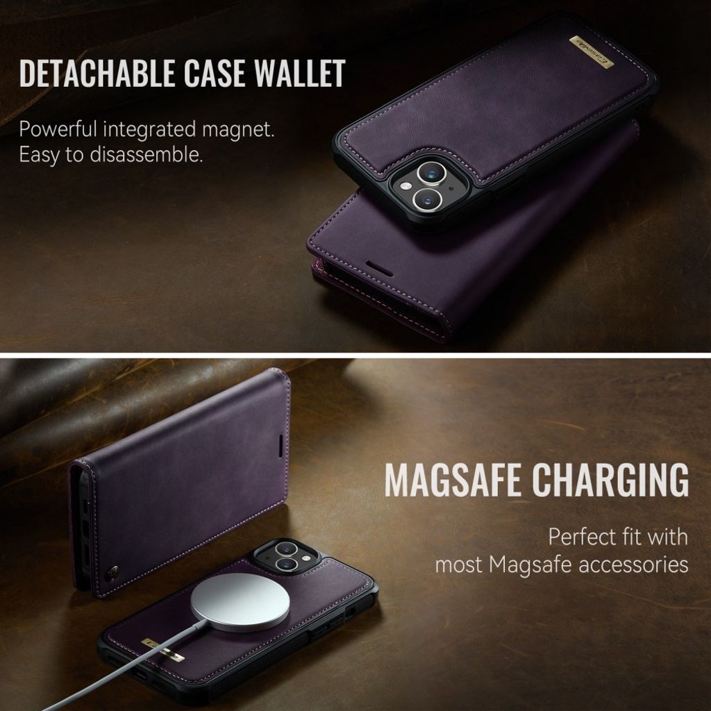 CaseMe iPhone 15 Etui C49 Series Lilla