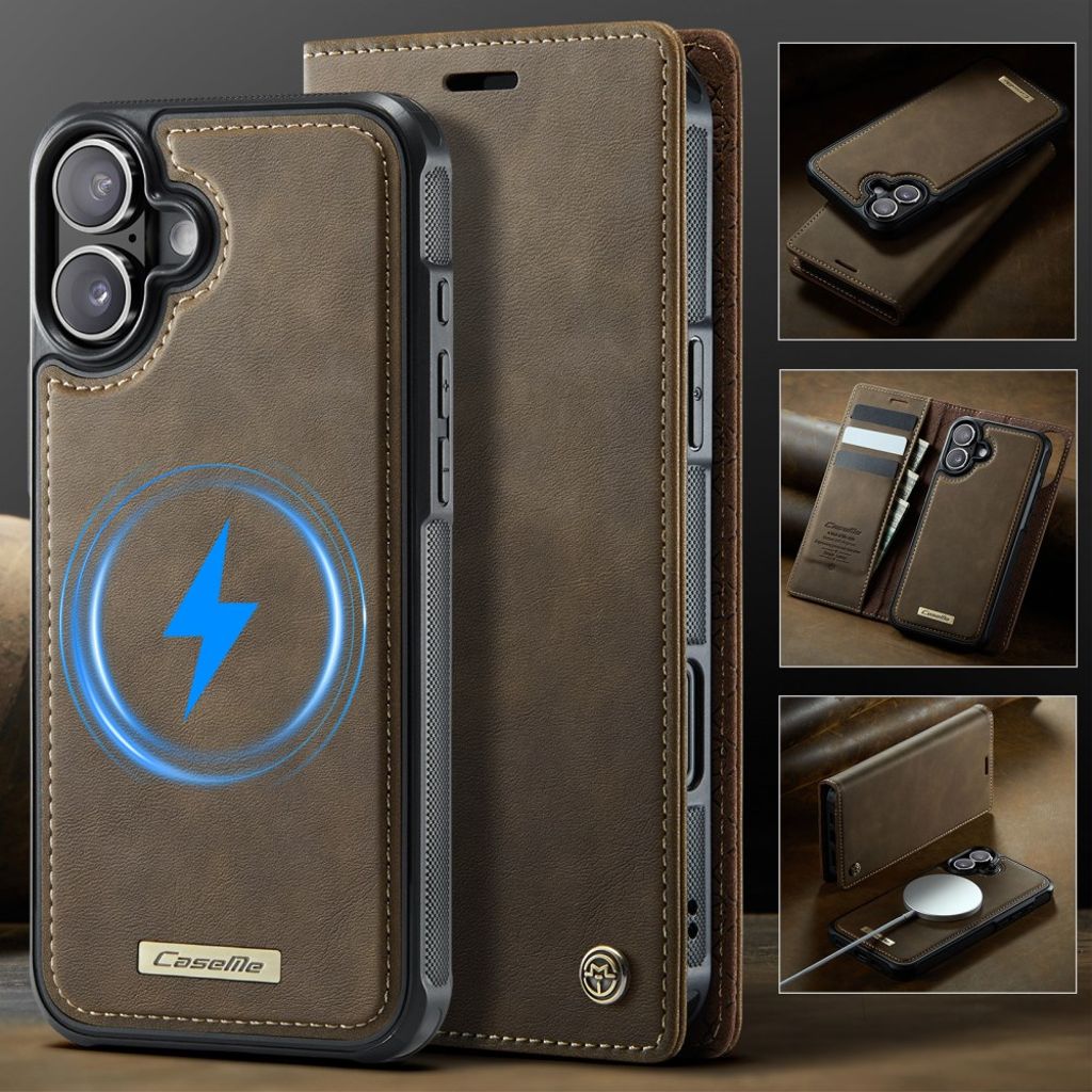 CaseMe iPhone 17 Etui C49 Series Brun