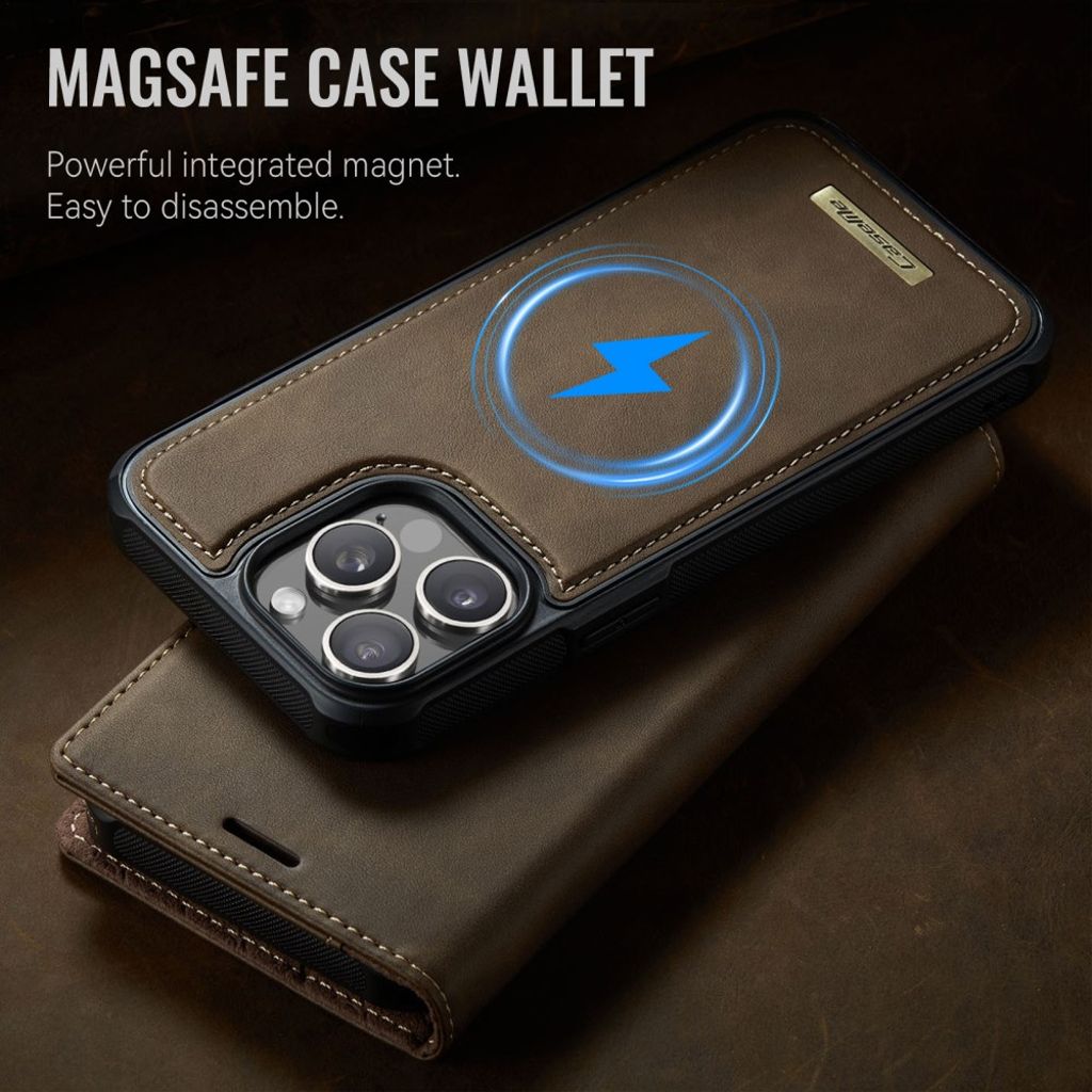 CaseMe iPhone 13 Pro Etui C49 Series Brun
