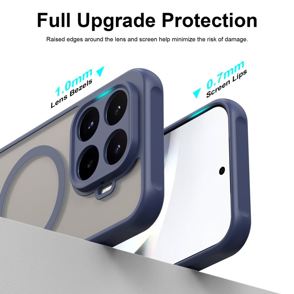 Xiaomi 17T Cover Frostet MagSafe Blå