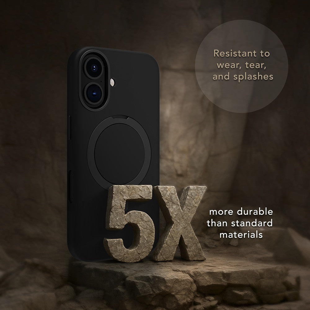 dbramante1928 iPhone 16 Cover Roskilde MagSafe Kick ICON Midnight