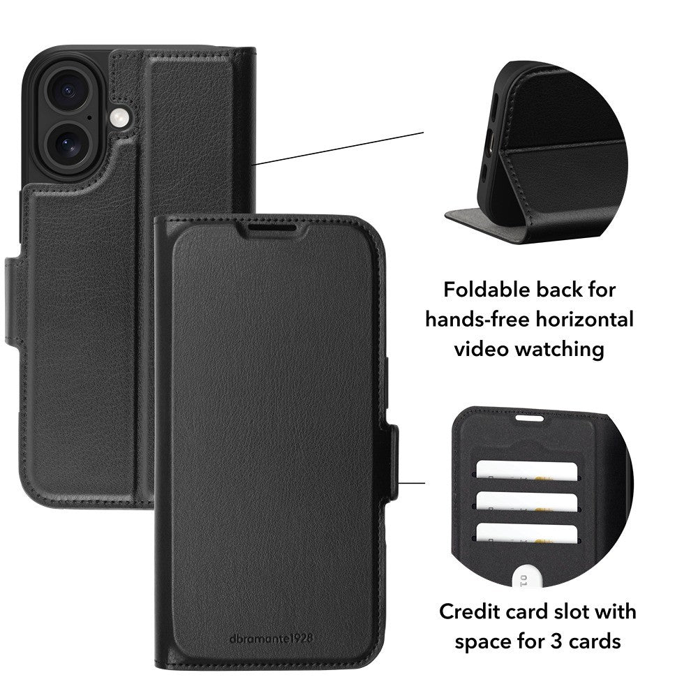 dbramante1928 iPhone 17 Etui Oslo Pro Sort