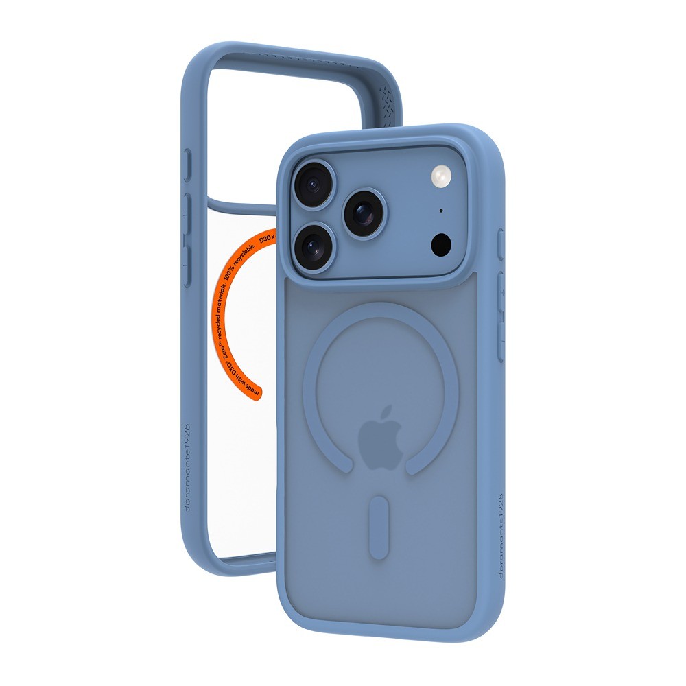 dbramante1928 iPhone 17 Pro/iPhone 18 Pro Cover Grenen Ultra MagSafe Blå