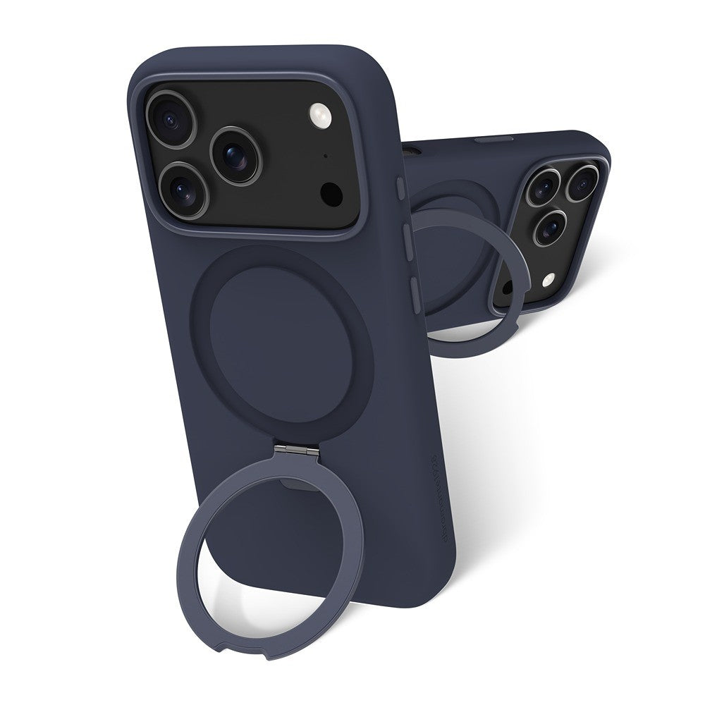 dbramante1928 iPhone 17 Pro/iPhone 18 Pro Cover Roskilde MagSafe Kick ICON Deep Water