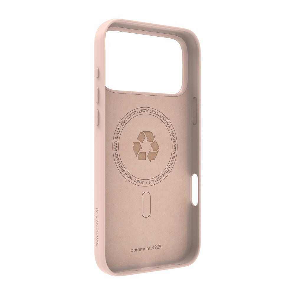 dbramante1928 iPhone 17 Pro Max/iPhone 18 Pro Max Cover Roskilde MagSafe ICON Pink Sand